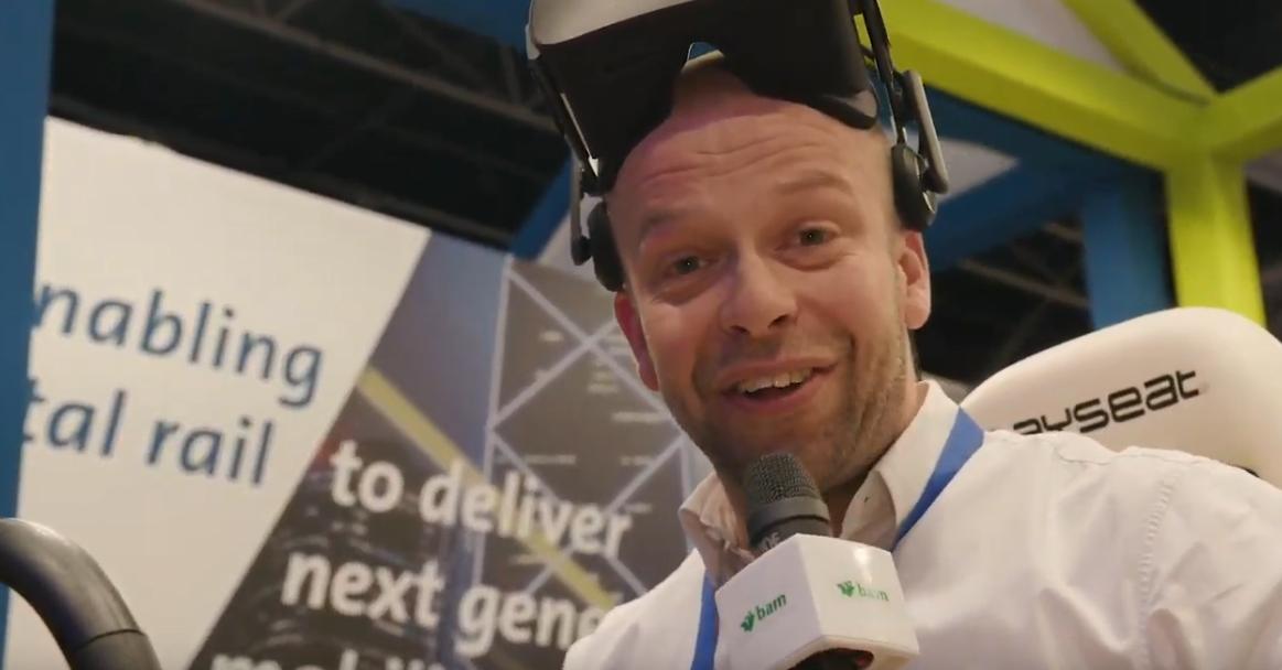 BAMGroep_NL's tweet photo. RT @BAMInfra_nl Weer een dag voorbij op de @railtecheurope 2019. En wat een dag! Onze vlogger Martijn  vroeg zich af wat een Resource Unit eigenlijk is? Hij ging op onderzoek uit #Railtech2019 @jaarbeurs https://t.co/9D06PlTI5z https://t.co/MBigDhVdvP