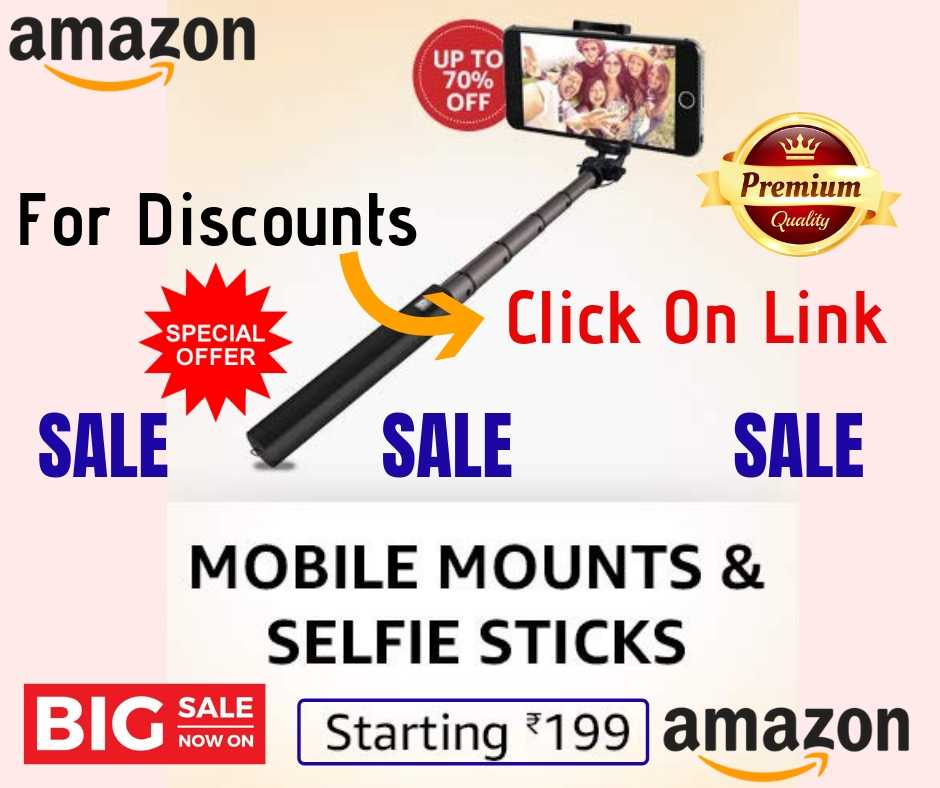 technews_hsi's tweet image. AMAZON Offer of the DAY
Branded, High Quality Selfie Sticks at JUST Rs 199
Check Out NOW- amzn.to/2CGITNL
#amazon #amazonebigSale #cables
@amazon  @Gadgets360  @gadgetsnow @technewsworld 
Amazon Link- amzn.to/2yYHkLK 
Link to get discounts on all Amazon products