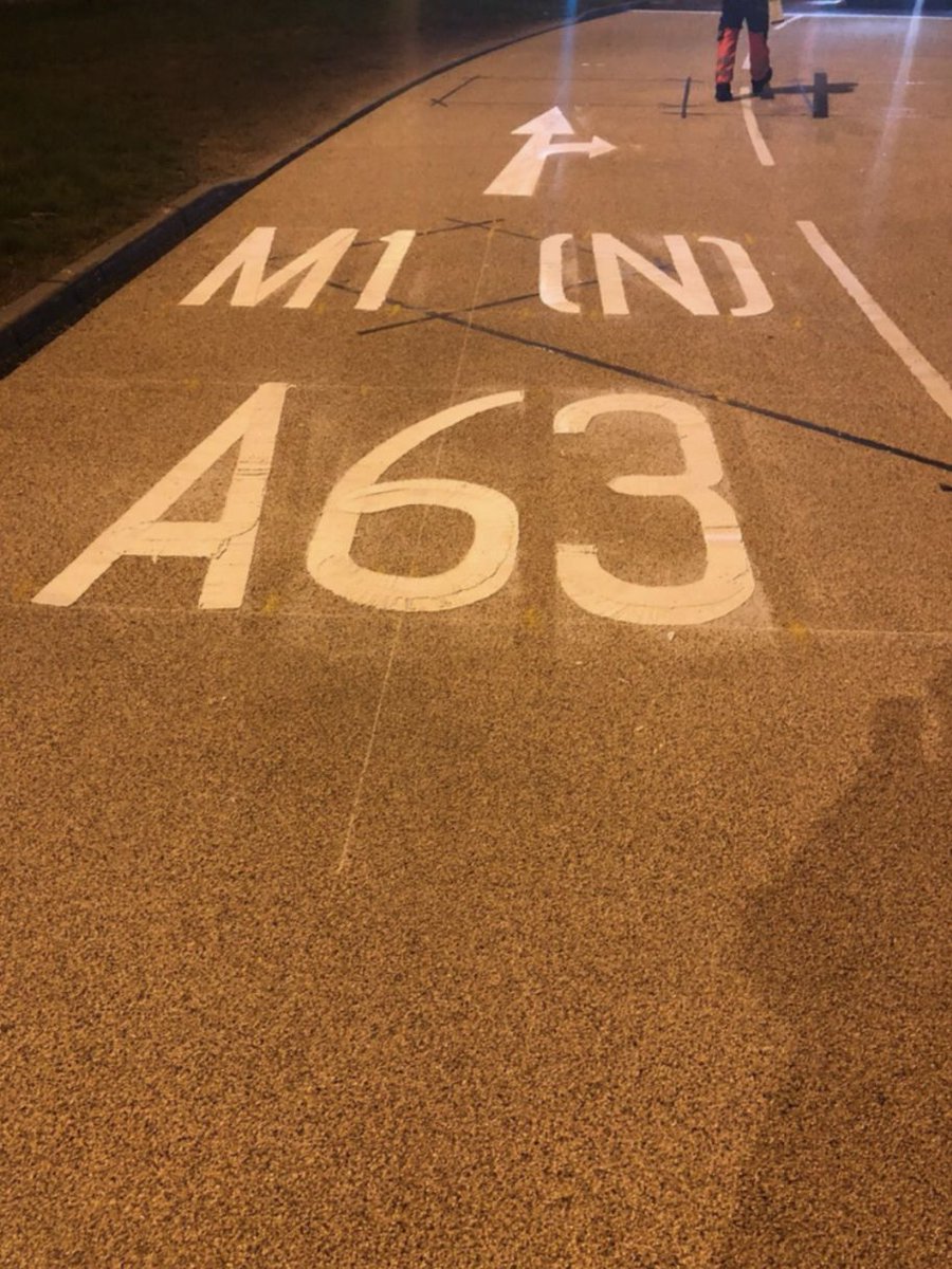 qmarkings's tweet photo. With Commitment Motivation and Determination our line marking and surface treatment teams completed the works on the M1 last night ahead of schedule reducing the programme by 25% - Success Achieved!
#CMDAS https://t.co/77YtfZUdT5