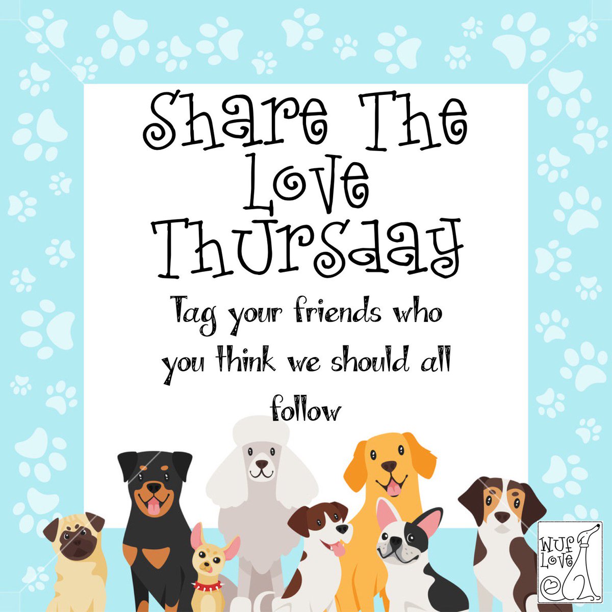 WufLove's tweet photo. ❤️Share links to your favourite doggy accounts❤️
🐾
🐾
https://t.co/5Ns48QeHB7
🐾
🐾
#wuflove #sharethelove #sharethelovethursday #thursday #dogsofinstagram #dogsofmanchester #followers https://t.co/ihZbeSVZiI