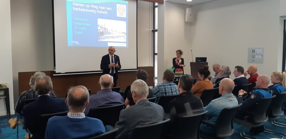Gisteravond goede eerste bijeenkomst over verkeersveiligheidsplan met betrokkenen en professionals.