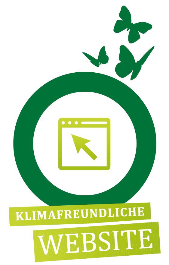 Auch das Betreiben einer Webseite erzeugt im World Wide Web Emissionen.
Durch Server, e-mail Verkehr und den Besuch unserer Webseite entstehen jährlich Treibhausgasemissionen in Höhe von 0,713 Tonnen CO2. Dies kompensieren wir durch die Unterstützung in Klimaschutzprojekte.