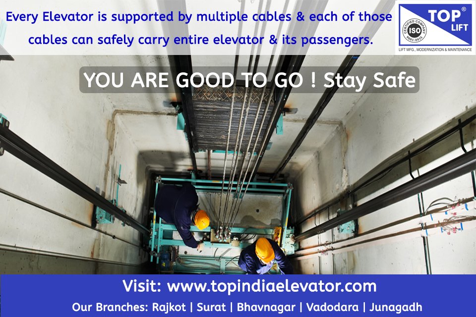 ElevatorTop's tweet image. Our Moto is "TOP SAFETY, TOP QUALITY &amp;amp; TOP CUSTOMER SATISFACTION "
#ElevatorSafety #FeelSafe #ElevatorRope  #StaySafe #TopQuality #CustomerSatisfaction #TopLift #TopIndiaElevatorPvtLtd #Rajkot #Bhavnagar #Surat #Vadodara #Junagadh