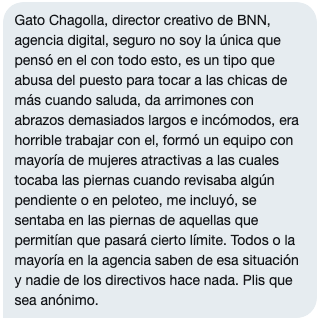 MeTooCreativos's tweet photo. Gato Chagolla, Director Creativo, BNN
#MeTooMx
#MeTooCreativosMexicanos
#YoTeCreo https://t.co/JpW5TaXCav