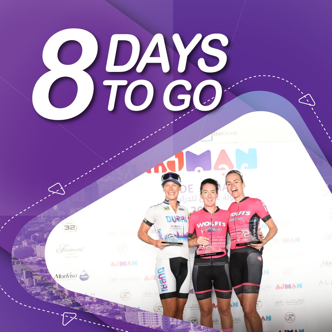 Just over a week until #RideAjman Let us know if you're doing 58km or 115km 😜