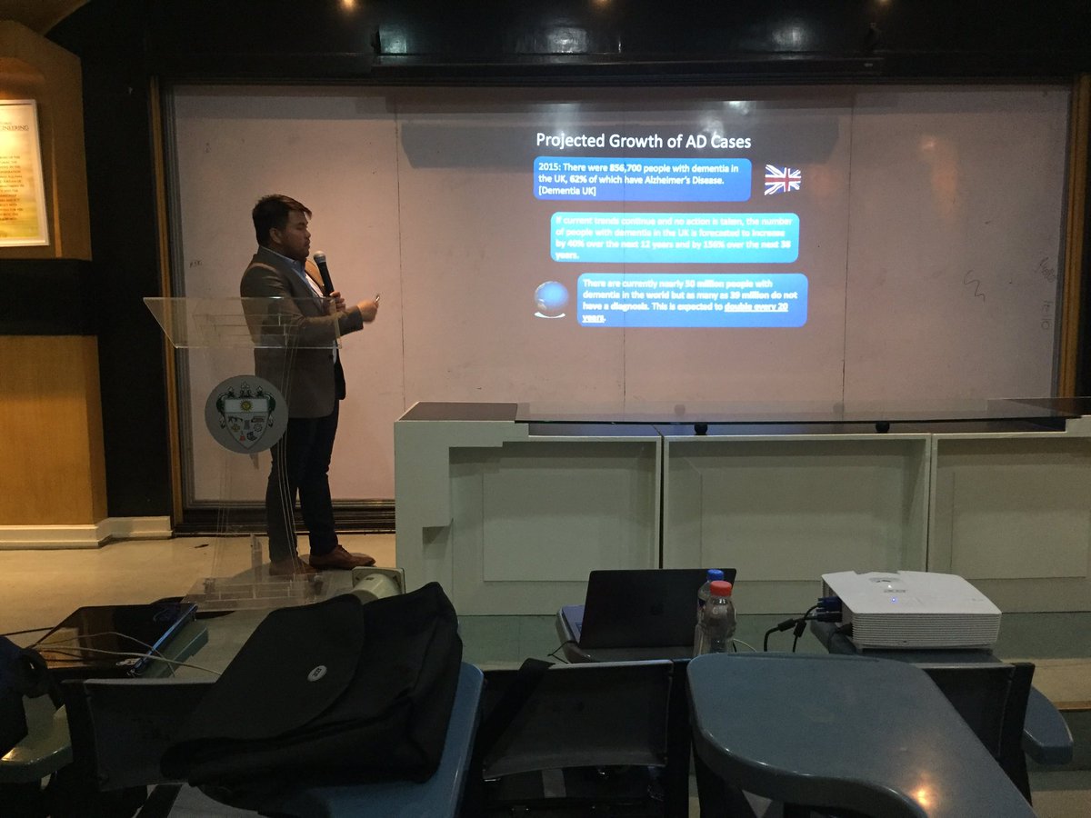 USTMRCXI's tweet photo. Engr. Prado shares his motivation in conducting research related to Alzheimer’s Disease. https://t.co/E2jY2qgXMt