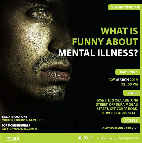 MentallyAwareNG's tweet photo. Are you in Lagos? Would you like to join like minds to talk about mental health? Here is an opportunity!!
We will be hosting our monthly #conversationcafe in your city. Kindly register via this link
https://t.co/xulwSRhlDh https://t.co/vqU650uJX3