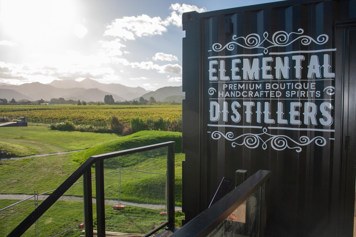 The Money Shot. View of evening sun over the mountains from the gin balcony. 

Ummm, I was doing something... what was I up here for again?  Oh well, maybe I'll stay. 😎

#ElementalDistillery #NZDistillery #BoutiqueDistillery #RootsDryGin #ElementalBitters #ContainerDistillery