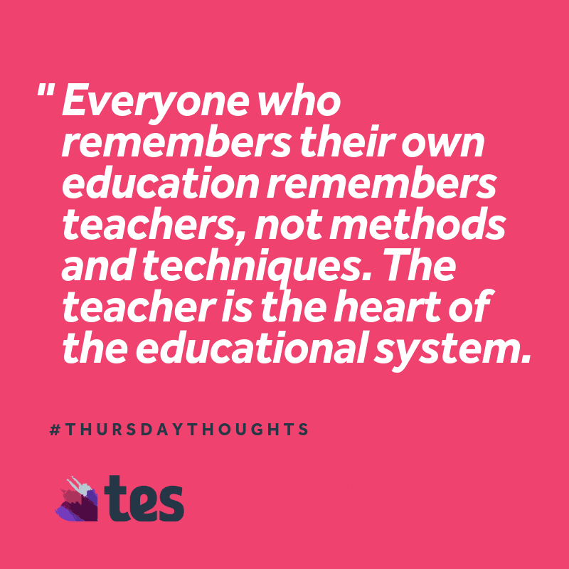 TesGlobalX's tweet photo. You always remember a great teacher. Every day you are creating a legacy for your students. What an amazing contribution you make, and we 👏 you.
#Thursdaythoughts #Teacherwisdom https://t.co/9i3g0K2Nhl