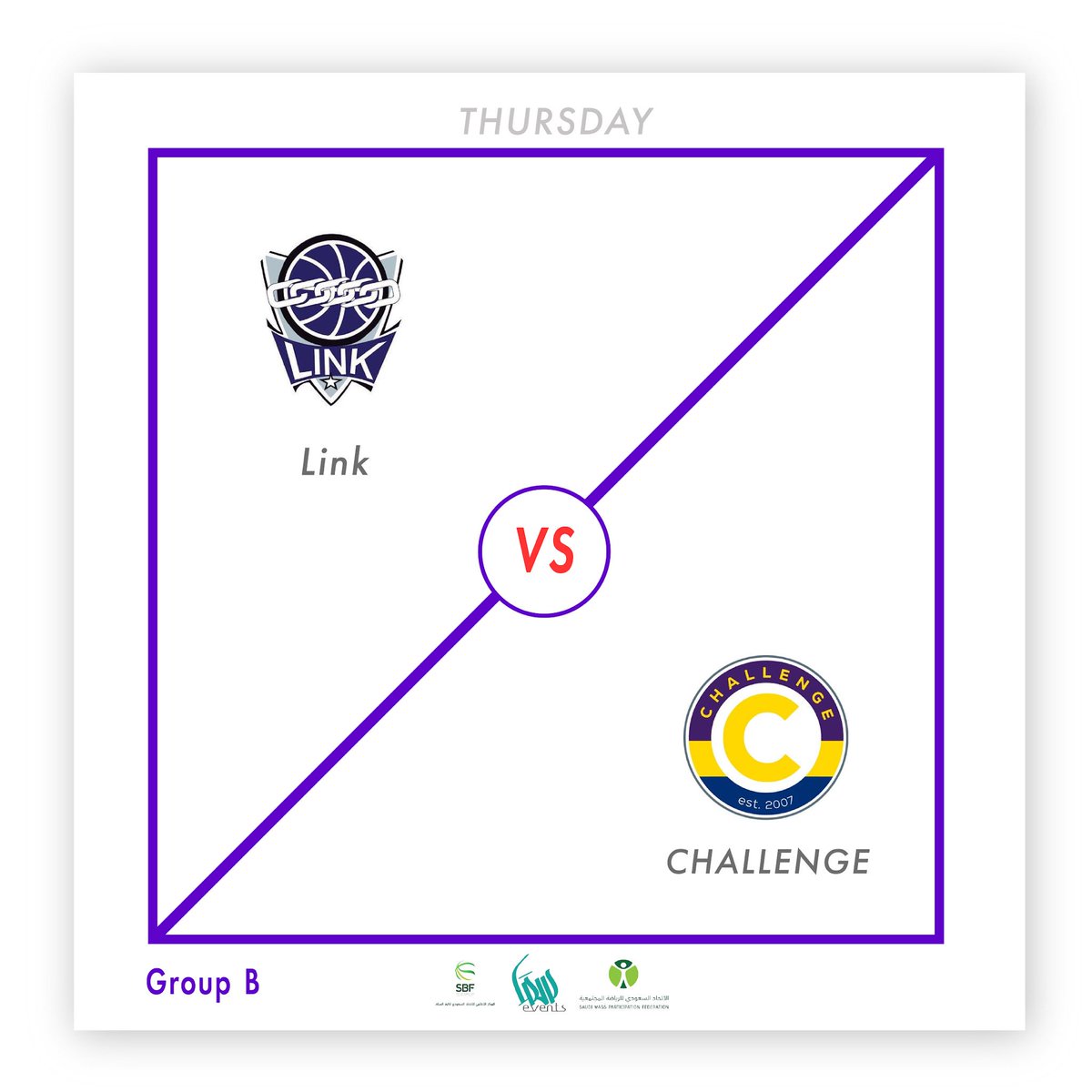 AgwabasketSa's tweet photo. مباريات #الخميس_الونيس😎 
@LiNK_Basketball و @Challenge_KSA من الساعة ٥:٣٠ إلى ٧:٠٠. 
 @_alqadah  و @riyadh_elite من الساعة ٧:١٠ إلى ٨:٤٠.
📍معهد إعداد القادة
#أقوى_باسكت 🏀💪🏼 https://t.co/cMs6pLvqmv