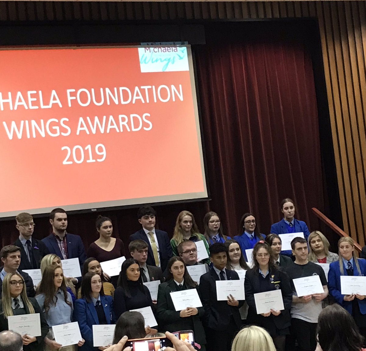 .<a href="/michaelafound/">Michaela Foundation</a> Wings Award Finalists showcased the talent and, most importantly, the kindness &amp; generosity of our young people. They are truly inspirational! Congrats to them all but a special shout out to all the #DerryGirls and boys! <a href="/StCeciliasDerry/">St. Cecilia’s College</a> <a href="/stmarysderry/">St Mary's College</a> #Ardnashee