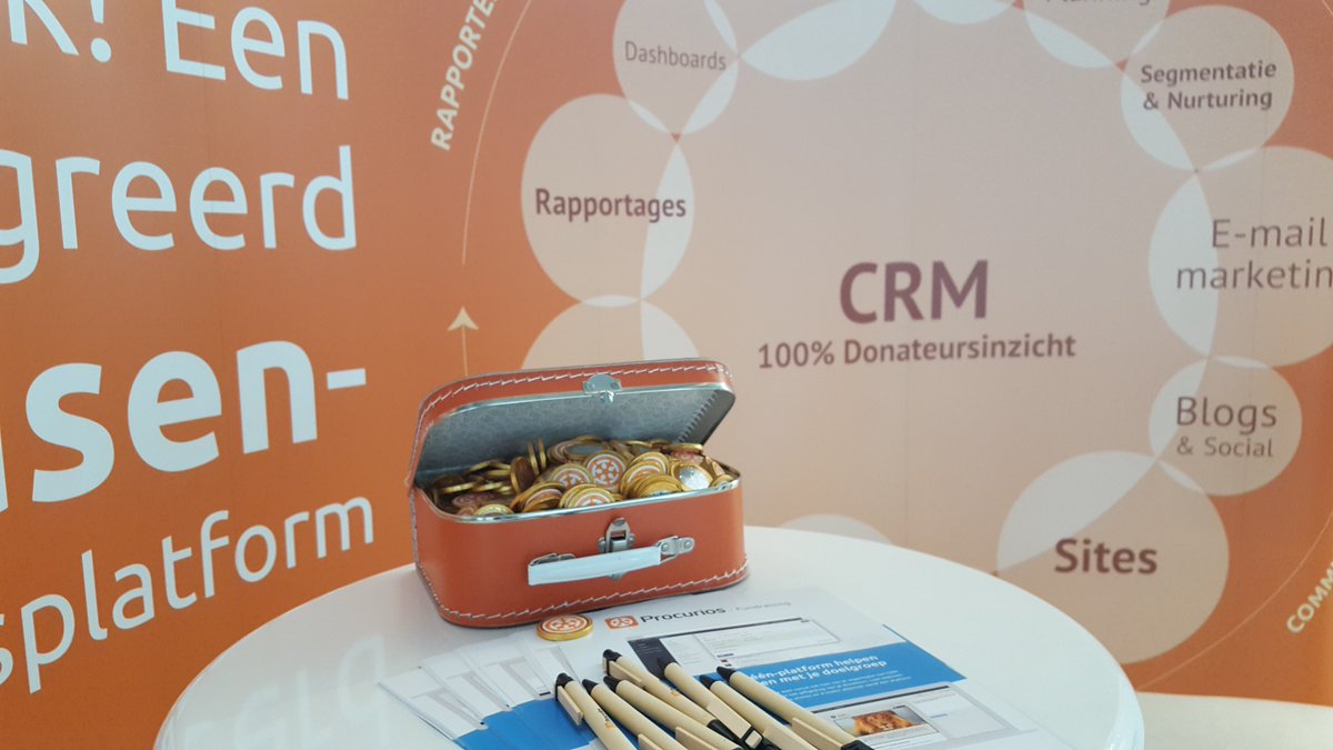 Procurios's tweet photo. Goedemorgen! Vandaag staan wij op de #VakdagFW19 @DeKuip. Speciaal voor fondsenwervende organisaties en iedereen die die hiermee te maken heeft. Ben jij er ook bij? #monetizeyourmessage #Procurios #Fondsenwerving #CRM #doedetest Stand 38/39 https://t.co/k07eWINrht