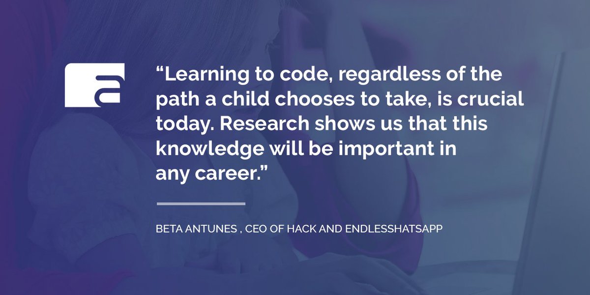 Advance_io's tweet photo. As with learning any language, children should be exposed to coding at an early age. Here's why: https://t.co/ccDd3DcVYY via @technewsworld. π»
#Advance #Tech #MachineLearning #ArtificialIntelligence #Software #BespokeSoftware #Programming #Development #Coding #ChildrenCoding https://t.co/fteKoUPJoK