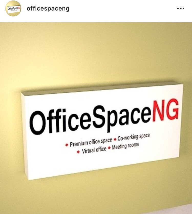 officespaceng's tweet image. Affordable office space at chevron drive lekki