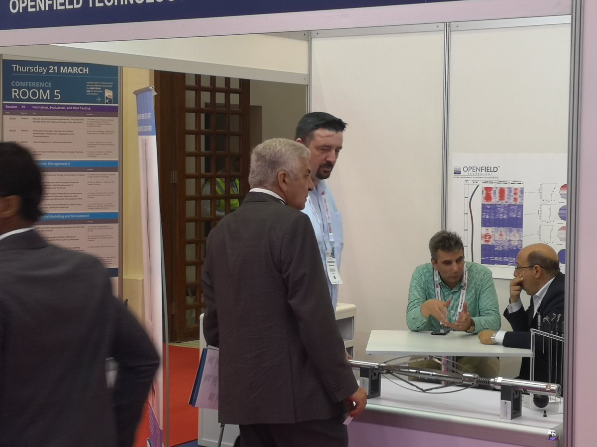 OpenFieldTech's tweet photo. Thanks to all our visitors and business partners at MEOS 2019! Wish to meet you all again later this year at OTC Houston and ADIPEC Abu Dhabi. #logging #downhole #instrumentation #MEOS2019 https://t.co/dB0sFrHXMG