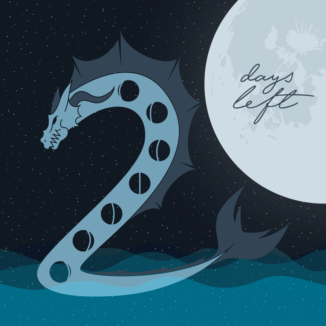 Halina2019's tweet photo. Y'all hear sumn? 👀👂 It's two 2️⃣ days 🌞 left before ball 🏀! For that, here's another #HalinaFact:

According to Philippine mythology, the Bakunawa is a monstrous sea dragon that swallowed the ancient seven moons, and is believed to be the cause of eclipses! 🐉🌊🌒 https://t.co/RHWBYND46W