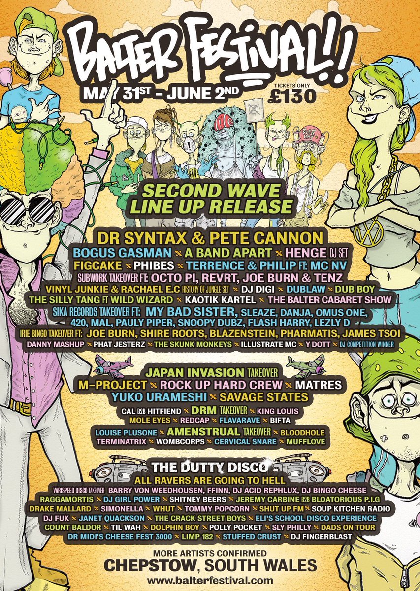 We’re stoked to announce that we’ll be at #balterfestival this year with our homies <a href="/OctoPiMusic/">Octo Pi</a> @ThatGuyRevrt <a href="/JoeBurn__/">JoeBurn'</a> <a href="/DJ_Tenz/">Ben Tenz Peer</a> 🔥🔥🔥👊👊👊