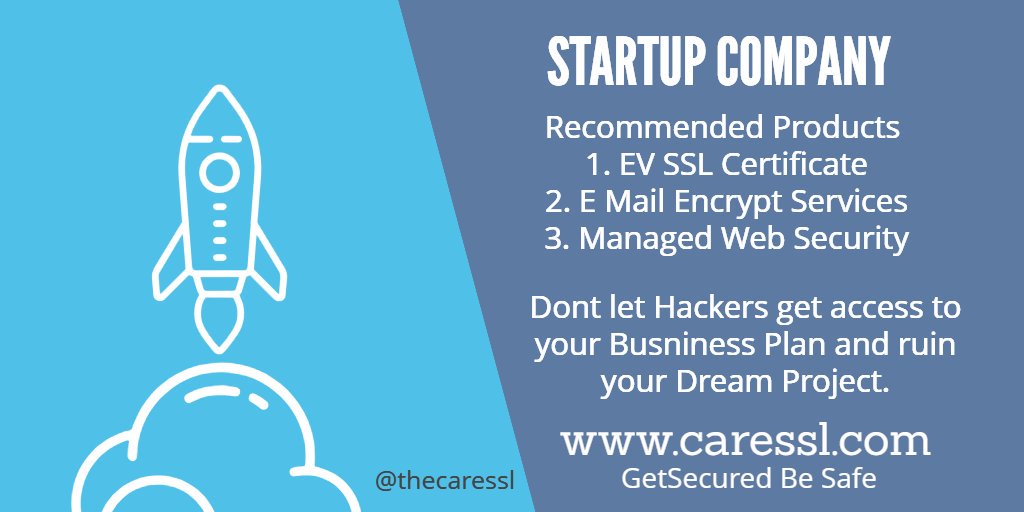 thecaressl's tweet photo. Are you an #startup #enterpreneur then you need to see the #Infographics
Get in touch with #CareSSL Now for cost effective solutions to save your web properties.
https://t.co/GgBo9YAxP0
#dataprivacy #securityawareness #cybersecurity #website advertising #encryption #SSL https://t.co/ZhNQq9u8H2