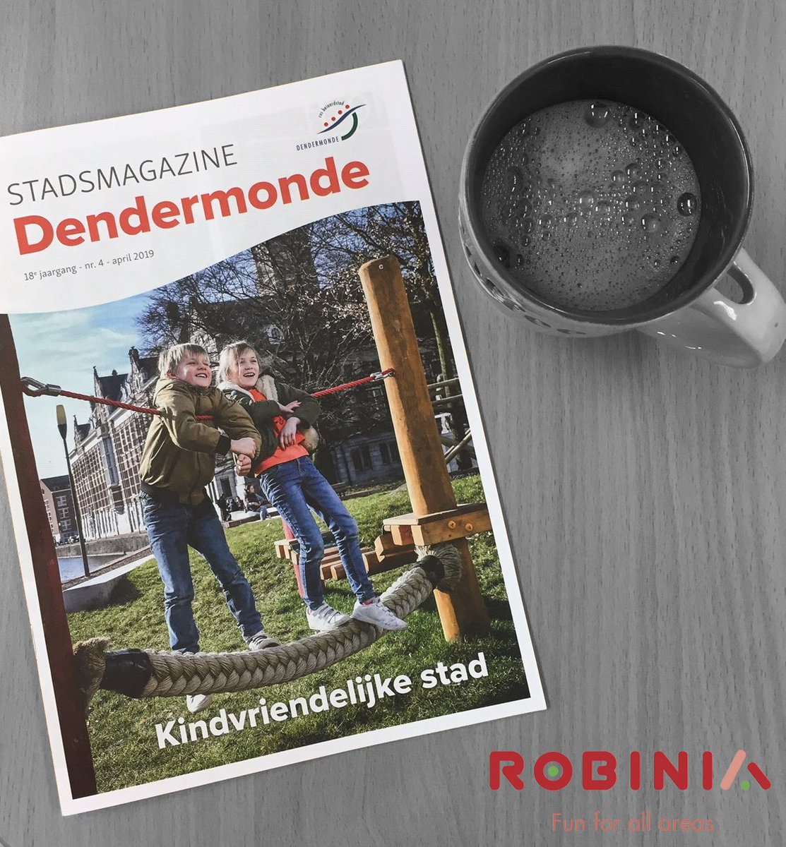 Robinia_Int's tweet image. Mooie cover stadsmagazine Dendermonde #robinia #speeltoestellen #dendermonde