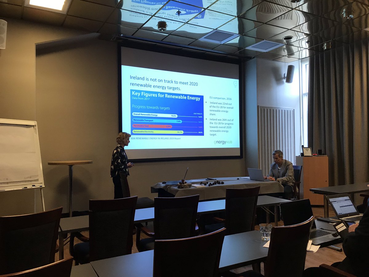 EU_eLighthouse's tweet photo. In the renewable energy sector, we have had presentations from;

Ciaran Galvan, @Corkcoco, on energy efficiency improvements in Cork County Hall 👏

Caitriona Courtney, NCE Insultation @EnergyHub1, on the sustainable energy communities concept (SEC) 👏

#elighthouseOulu https://t.co/nw6zqOtdft