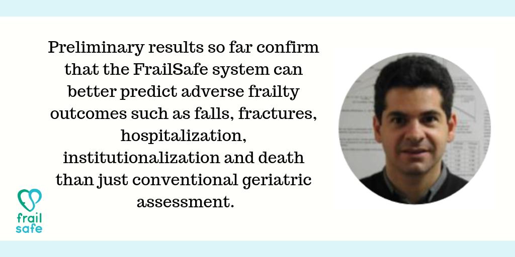 Vasilis Megalooikonomou, coordinator of #EUFrailSafe project, will tell us more how the solution can better understand frailty, assess frailty levels, detect frailty risks and trigger alarms in case of emergency situations. <a href="/AcuteFrailty/">Acute Frailty Network</a> <a href="/WHOCenterFrailt/">WHO Collaborating Center for Frailty</a> <a href="/GeriSoc/">British Geriatrics Society</a> <a href="/GeriatricMedRes/">Geriatric Medicine Research (GMR)</a>