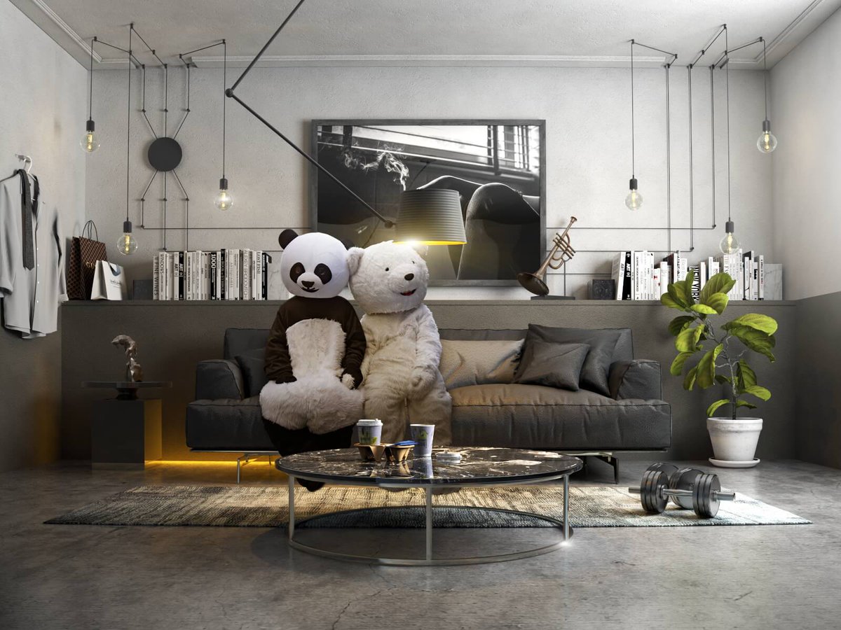 STUDIOBLOCK's tweet photo. 3DCG：LIVING ROOM https://t.co/4NBPXn7AV9