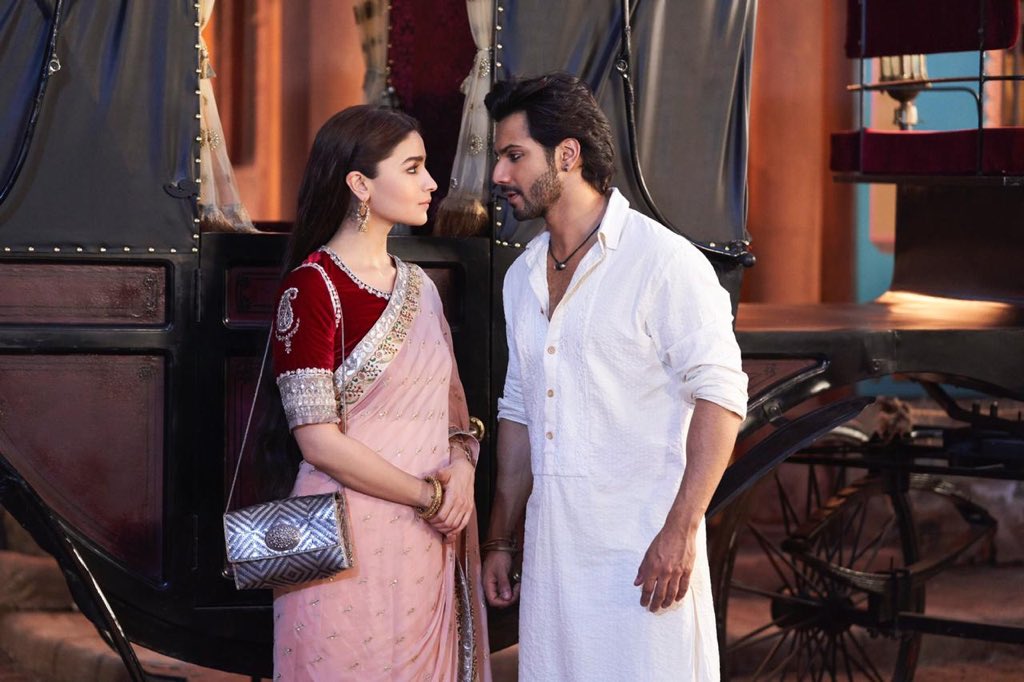#Zafar and #Roop are sooo in love in this latest still from #Kalank. #KalankTitleTrack out tomorrow. 

<a href="/duttsanjay/">Sanjay Dutt</a> <a href="/Varun_dvn/">Varun Dhawan</a> <a href="/aliaa08/">Alia Bhatt</a> #AdityaRoyKapur <a href="/sonakshisinha/">Sonakshi Sinha</a> <a href="/MadhuriDixit/">Madhuri Dixit Nene</a> <a href="/karanjohar/">Karan Johar</a> <a href="/apoorvamehta18/">Apoorva Mehta</a> <a href="/foxstarhindi/">FoxStarHindi Ratan</a> <a href="/DharmaMovies/">Dharma Productions</a> <a href="/NGEMovies/">Nadiadwala Grandson</a> <a href="/ZeeMusicCompany/">Zee Music Company</a> #Koimoi