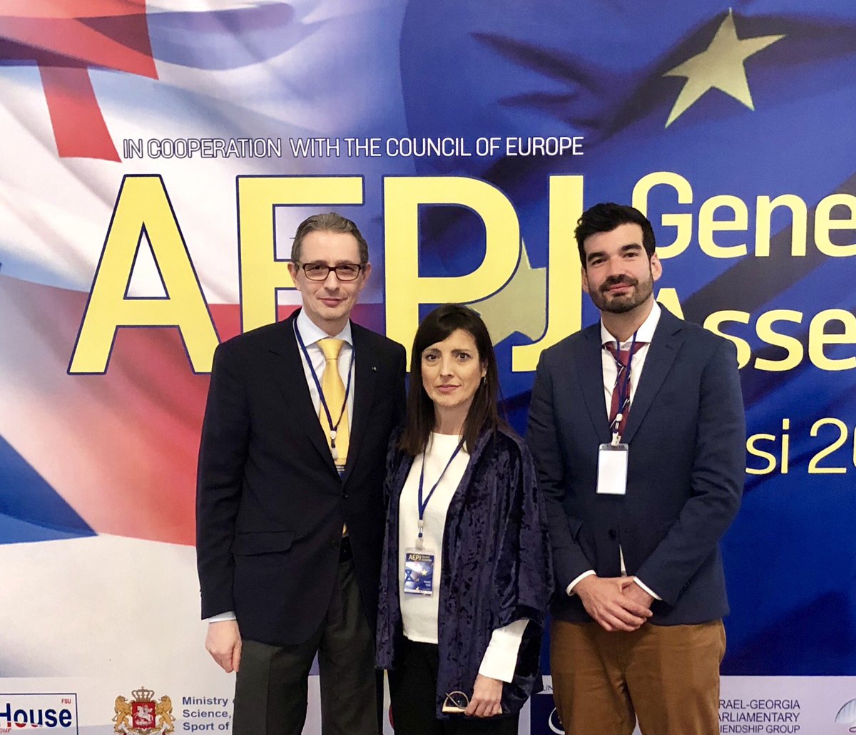 PuigQuixal's tweet photo. Y hemos volado toda la noche para estar hoy en Tbilisi, Georgia en la Asamblea General de la #AEPJ, asociación europea que recupera y promueve la visibilidad de la historia y cultura judía a través de Europa. #Redjuderias es socio fundador. https://t.co/L0CWzhHEoA