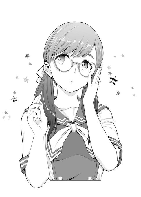 メガネ姿の莉里愛先輩 #ラヴアール #LoveR 