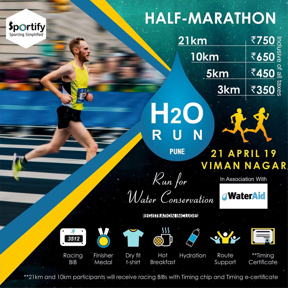 SportifyEvent's tweet photo. H2O Run Pune 2019
https://t.co/pBcyUtRcUm
@WaterAidIndia #H2Orun2019 #HalfMarathon #Running #RunForACause https://t.co/0DGeMCmvCk