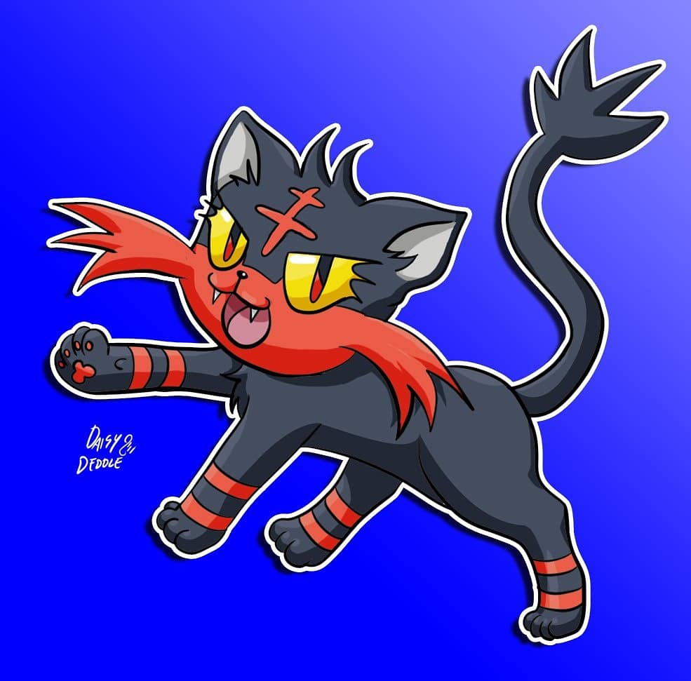 KazeNekoNoDaisy's tweet photo. Super happy litten girl ♥️
Even if her evolution line didn't fit her for many people's taste, I still looked for female litten in my pokemon sun run as a starter xD
#pokemonart #pokémon #daisydeddle #digitalart #litten #pokemon #catpokemon #ポケモン #ぽけっともんすたー https://t.co/GptyC02eTl