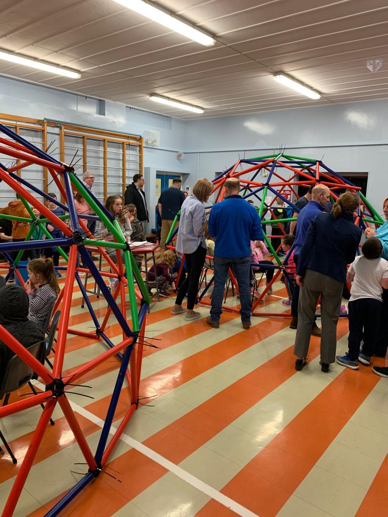 SentinusNI's tweet photo. 2 great domes built at Rasharkin primary school π·ββοΈπ·ββοΈ Great work from the teachers and parents...
#STEM #stemprogrammes #sentinus #skills #jobs #primaryeducation #northernireland #interactivelearning #teamwork https://t.co/SUaXc3lRxs