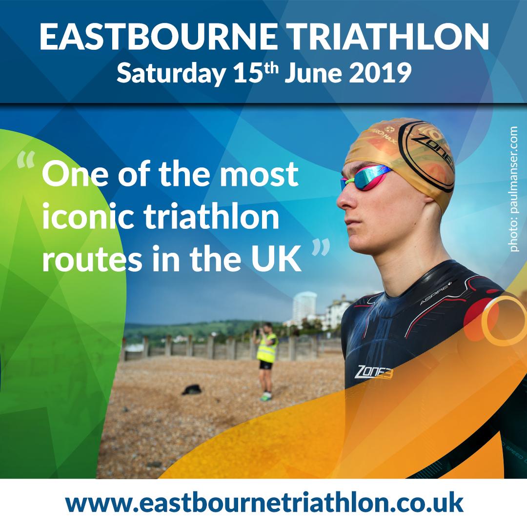 Join us for one of the most scenic and icon triathlons in the country. Sprint and Olympic distance options, plus relays and aquathlons. eastbournetriathlon.co.uk #Triathlon #triathlontraining #Eastbourne #swimbikerun #eastbournetriathlon #ironbourne