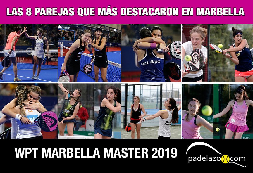 Sorpresas, revelaciones, duelos entre ex, campeonas liberadas, soñadoras precoces…
Descubre cuáles fueron las 8 parejas femeninas protagonistas del Master de #Marbella 
Toda la info: 👉 goo.gl/io4CU7 👈

#padel #wptmarbellamaster #wpt2019 #worldpadeltour #padelfemenino