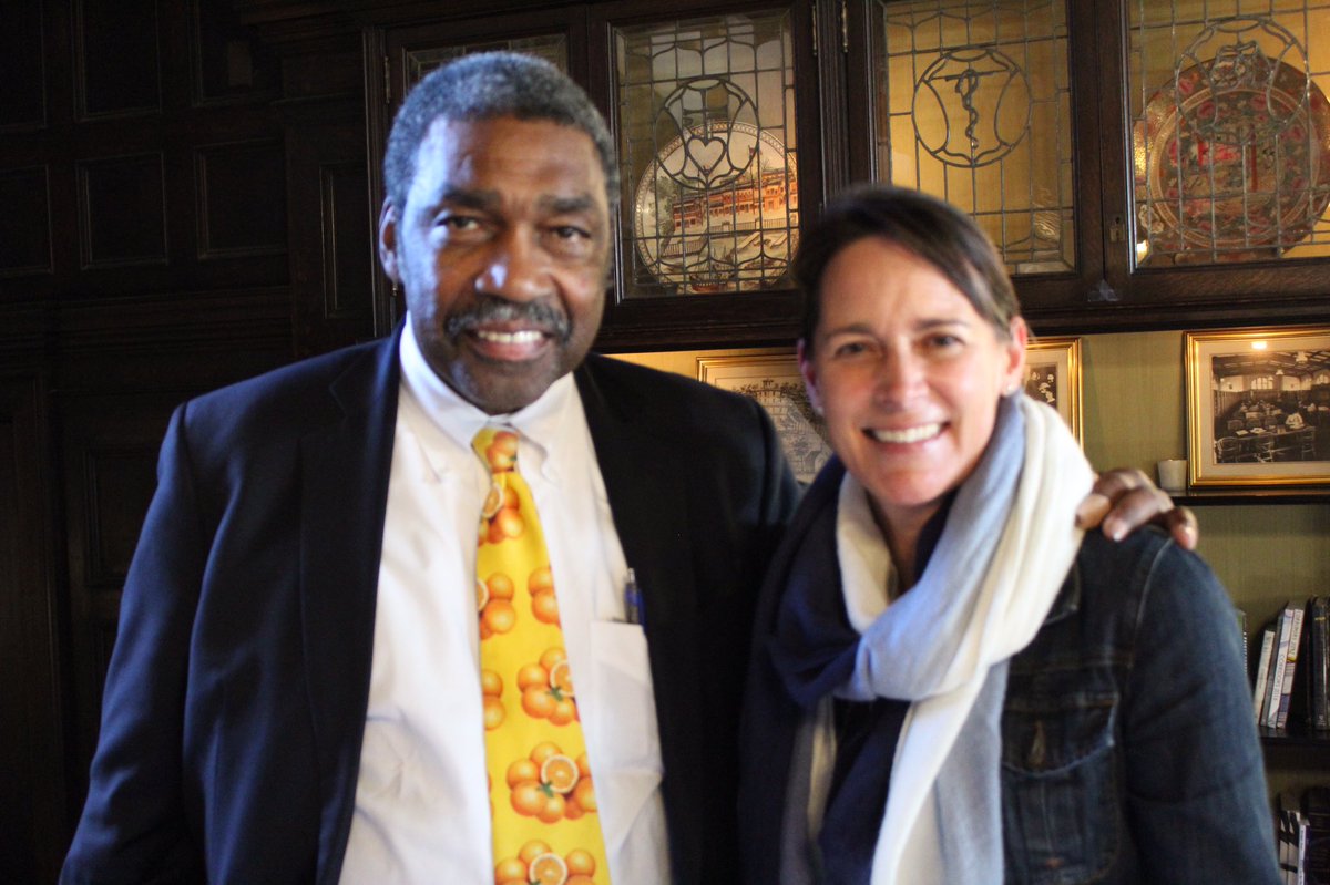 WBolger's tweet photo. Met my hero, McArthur Genius, Bill Strickland “the only thing wrong with poor people is they don’t have any money” #bbwtb #loyolainnovates #LoyolaMD #socialenterprise https://t.co/NSCpnJI8sY