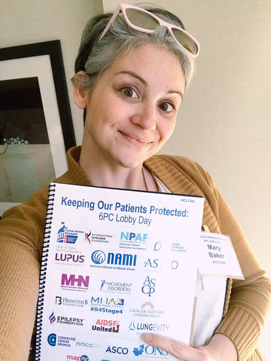 ACSCANVA's tweet photo. Mary will be visiting the Capitol Hill offices of Virginia’s Members of Congress today to talk abt why Medicare Part D is so important to her &amp; other cancer survivors. You can support her efforts by sending a message https://t.co/fjM3P5x9z2 #CoverCancerRX #DontDelayAccess @ACSCAN https://t.co/F26WH1Cf0F