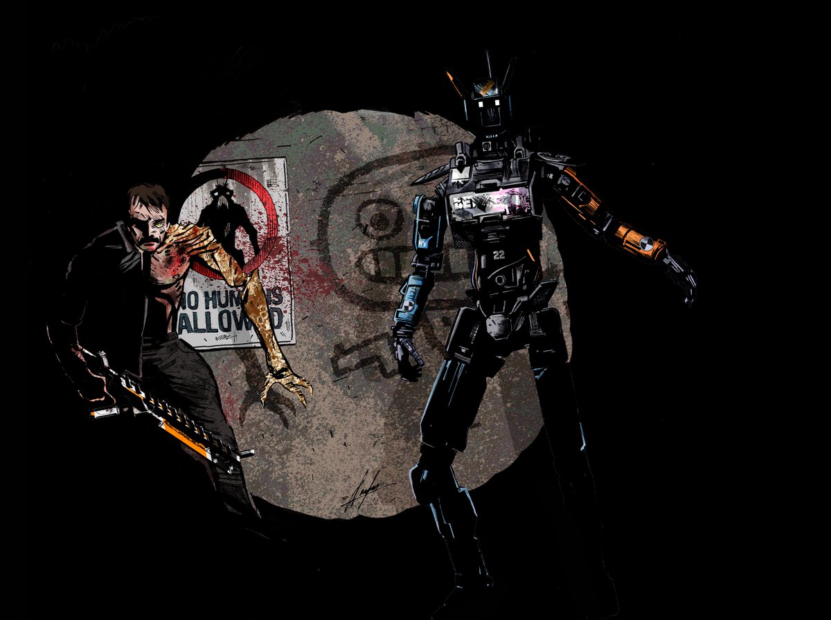 Imagine a Blomkamp shared universe comic series.
@NeillBlomkamp @sharlto @oatsstudios #district9movie #chappiemovie