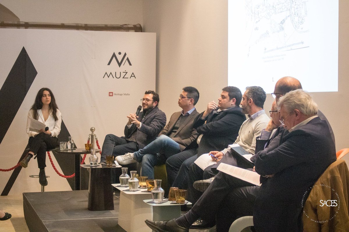 openworkstudio's tweet photo. We're proud that our very own Tracey Sammut was requested by #SACES (Society of Architects and Civil Engineering Students at the University of Malta) to moderate&amp;guide the discussion at their 3rd consecutive annual STRIP conference held on the 6th March.#openworkstudio #architalk https://t.co/4ytR46YCFn