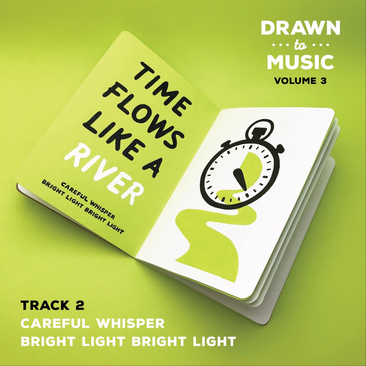 Drawn to Music - Volume 3 : Track 2 - Careful Whisper by Bright Light Bright Light 
#sketchbookproject2019 #drawntomusicvol3 #S218500 #blackwhiteandgreen #carefulwhisper #brightlightbrightlight