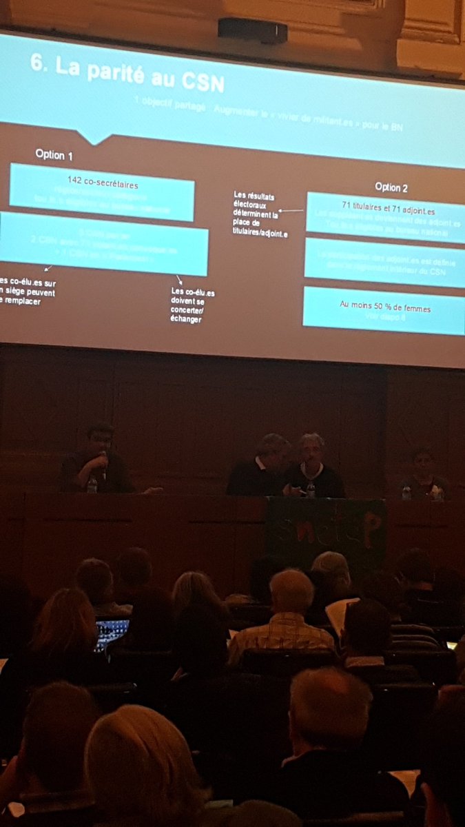 snetapfsu's tweet photo. #parité au #SNETAP On en débat, on décide et on l'applique lors d'un congrès extraordinaire. https://t.co/tcqYp67ZCI