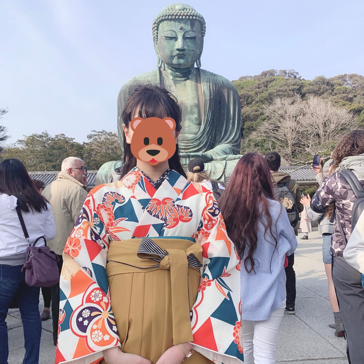 Krsw____s's tweet photo. 一昨日から1泊2日で卒業旅行行ってきた〜🌟
袴きて鎌倉散策楽しかった🐥💕 https://t.co/XE1AhMNM2s
