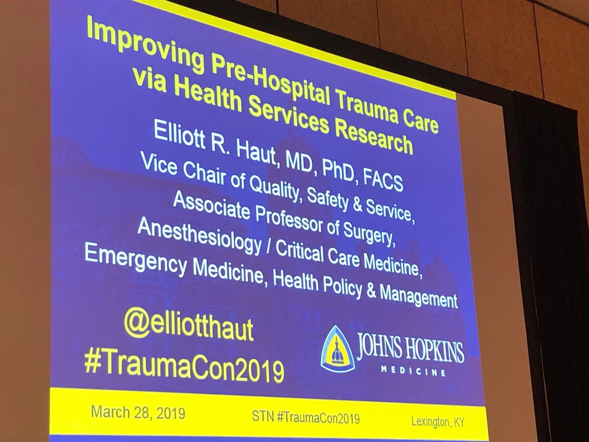 bernardtrauma's tweet photo. @elliotthaut following an AMAZING @SocTraumaNurses Presidential Address by Sarah Mattocks #TraumaCon19 https://t.co/HJIZeht8XZ