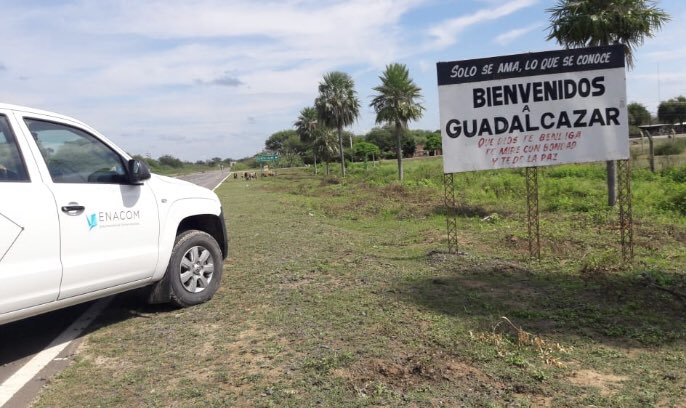 paulina_ferrero's tweet photo. Recorriendo #Lamadrid #Guadalcazar #BuenaVista #ElEspinillo #TresLagunas #PalmaSola #PuertoPilcomayo #LagunaBlanca #MisionTacaagle #RiachoHeHe #SietePalmas #anr de @ENACOMArgentina #InternetParaTodos https://t.co/xWKVL2Mqha