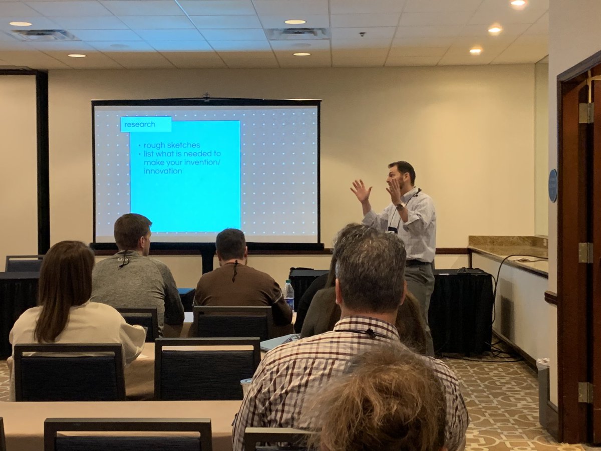 JamesHemming4's tweet photo. First session of 81st ITEEA conference from a familier face. GO BCPS!!!! @rakersREA @rbowden911 @CTE_BaltCoPS https://t.co/nYHTJpzGTG