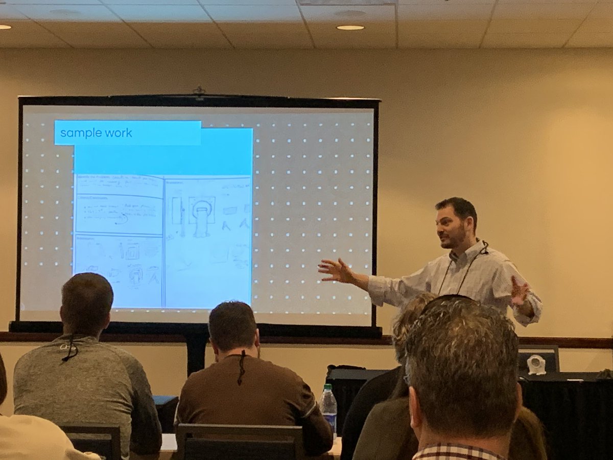 JamesHemming4's tweet photo. First session of 81st ITEEA conference from a familier face. GO BCPS!!!! @rakersREA @rbowden911 @CTE_BaltCoPS https://t.co/nYHTJpzGTG