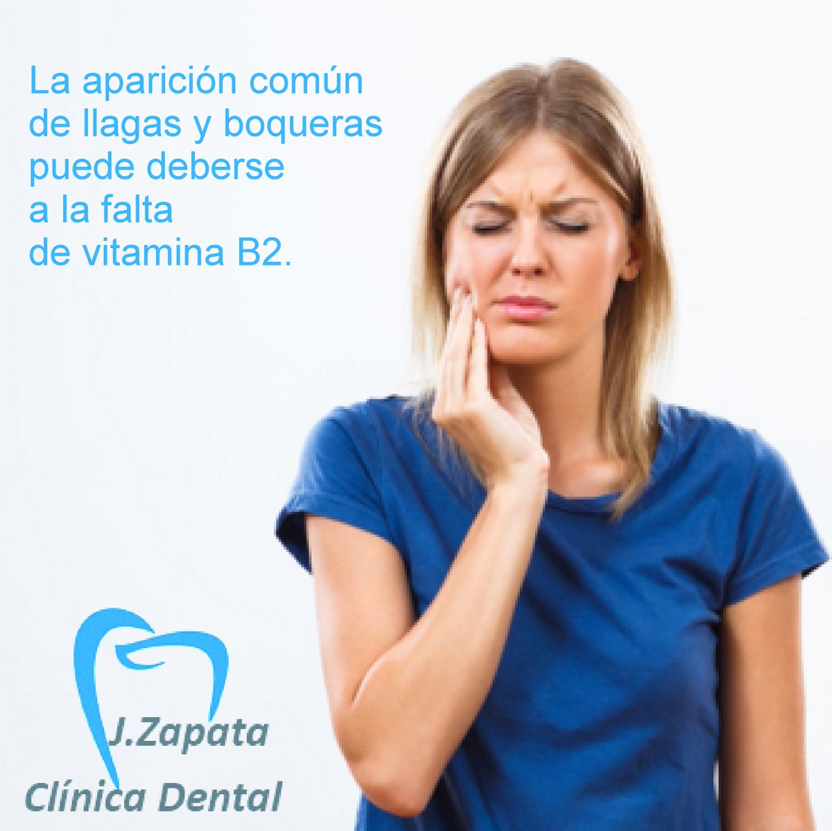 ClinicaJZapata's tweet photo. 😱La aparición común de #llagas y #boqueras puede deberse a la falta de vitamina B2.
Si sufres últimamente estas molestias, deberías revisar tu alimentación, es más importante de lo que crees.
🖥️ https://t.co/Qx3kHoSfC5 https://t.co/DgYiTcBLsp