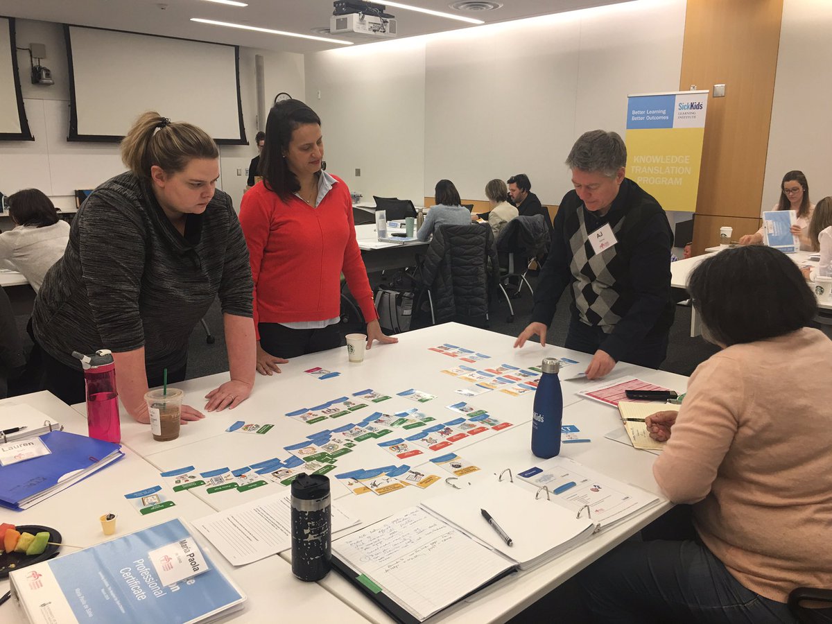 MelanieBarwick's tweet photo. And they’re off! #KTGame is on! #KTPC #learningatsickkids @K_Warmington https://t.co/eQ7JijBW5p