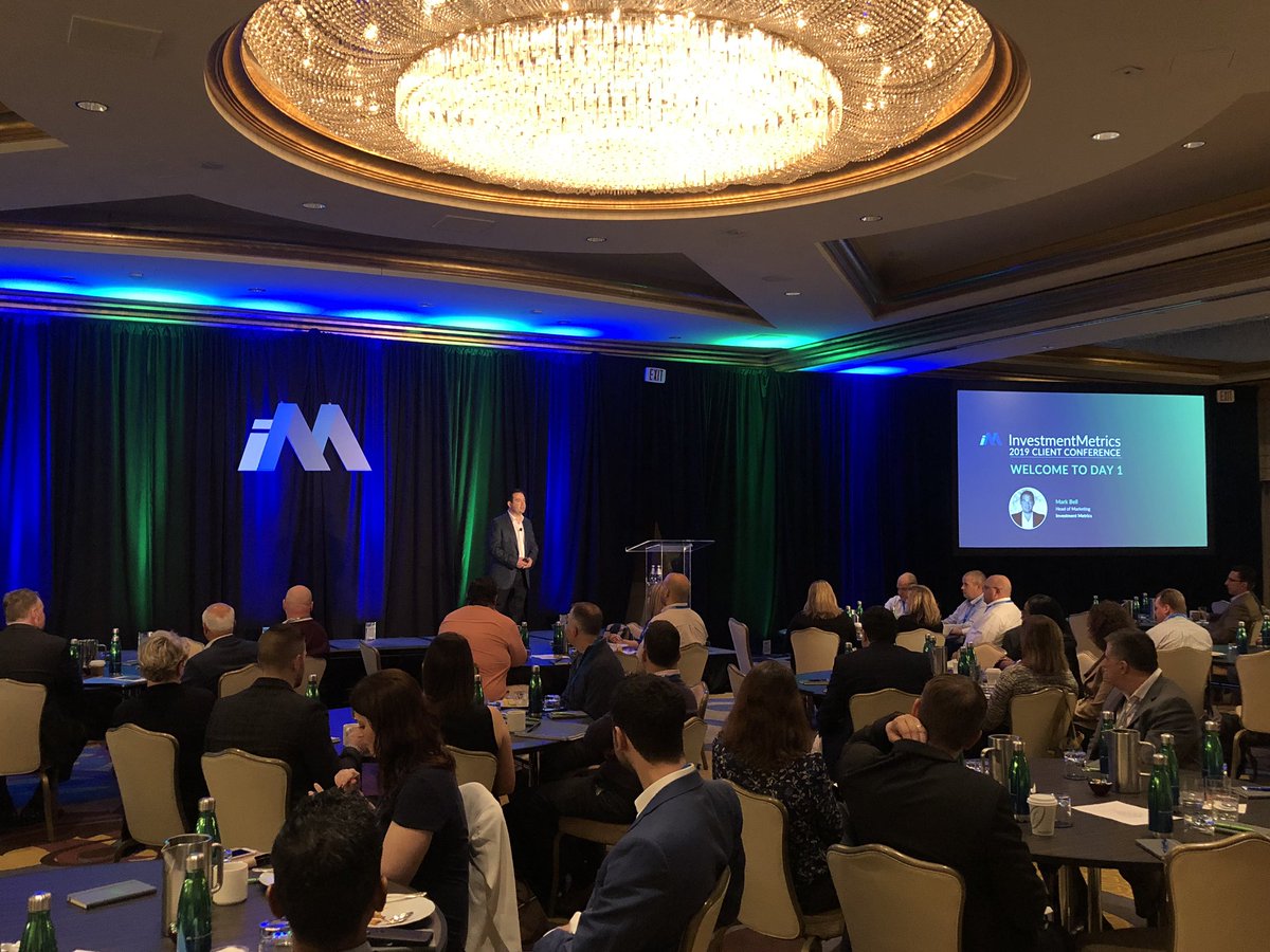 InvMetrics1's tweet photo. Day 1 of @InvestMetrics 2019 Client Conference is underway! #IMCC19 https://t.co/1NdxRa6VsM