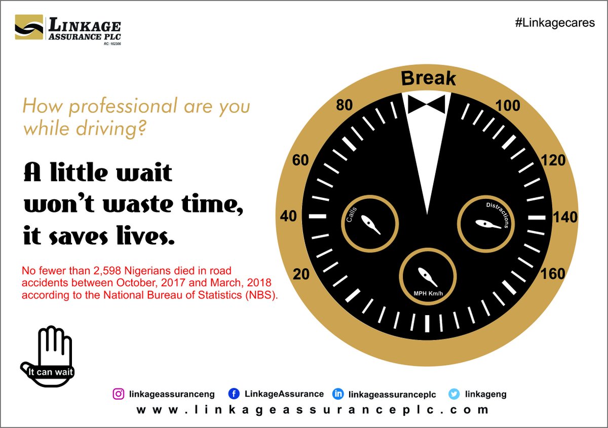 LinkageNg's tweet photo. Avoid putting yourself and others at risk, drive safely with uttermost concentration always.
#LinkageCares
#ProtectionThatCounts
#ItCanWait
#RoadSafety
#Insurance
#SafeDriving
#ThirdPartyPlus https://t.co/oKrLSagX24