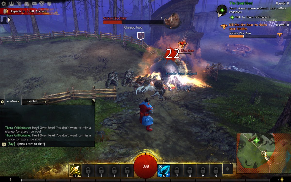 NicVdh's tweet photo. My new character is a Norn. Norn are hunters and live in forest villages. It's cool to see that the game is very different when you choose a different type of character. #GuildWars2 #ugentcomwet #CSI @UGent_IME https://t.co/AJhzKGIltr